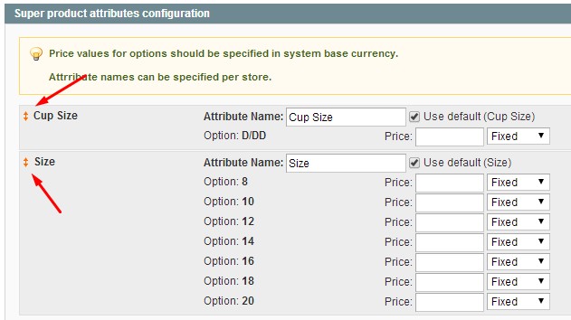 Magento Product Attribute Order Change